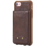 Voor iPhone 8 / 7 Vertical Flip Shockproof Leather Protective Case met Long Rope  Support Card Slots &amp; Bracket &amp; Photo Holder &amp; Wallet Function(?)