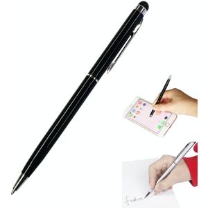 AT-18 3 in 1 Rotary Mobile Phone Touch Screen Handschrift Pen is geschikt voor Apple / Huawei / Samsung (Zwart)
