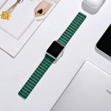 Magnetic Loop Watchband Voor Apple Watch Series 6 &amp; SE &amp; 5 &amp; 4 44mm / 3 &amp; 2 &amp; 1 42mm(groen)