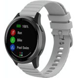 Voor Samsung Galaxy Watch Active 40 mm 20 mm golvende gestippelde effen siliconen horlogeband