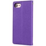 MERCURY GOOSPERY FANCY DIARY for iPhone 8 &amp; 7 Cross textuur horizontale Flip lederen draagtas met Card Slots &amp; portemonnee &amp; Holder(Purple)