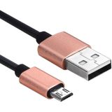 30cm to 100cm High Speed Spring Style Micro USB to USB 2.0 Flexible Elastic Spring Coiled Kabel USB Data Sync Kabel  Voor Galaxy  Huawei  Xiaomi  LG  HTC  Sony en Other Smart Phones(Rose Goud)