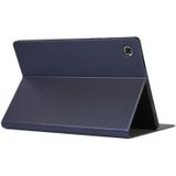 Voor Samsung Galaxy Tab A8 10.5 2021 X200 / X205 Enkay Lederen Stand Smart Tablet Case (Dark Blue)