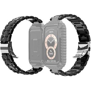 Voor Huawei Band 6 / Honor Band 6 Roestvrijstalen horlogeband