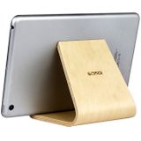SamDi artistieke hout graan Walnut Desktop houder staan DOCK Cradle voor Xiaomi  iPhone  Samsung  HTC  LG  iPad en andere Tablets(Brown)