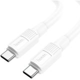 hoco X84 60W USB-C / Type-C naar USB-C / Type-C solide oplaadgegevenskabel (Lengte): 1m