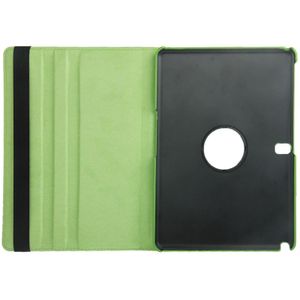 360 graden draaiend Litchi structuur lederen hoesje met houder voor Samsung Galaxy Tab Pro 10.1 / T520 (groen)