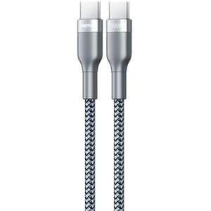 REMAX RC-174C PD 100W USB-C / Type-C naar USB-C / Type-C Sury 2 Fast Charging Data Cable  Kabellengte: 1m (Zilver)