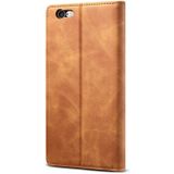 GUSSIM GS-001 Business Style Horizontale Flip Skin Voel PU Lederen case met Holder &amp; Card Slots &amp; Wallet &amp; Photo Frame Voor iPhone 6 / 6s(Bruin)