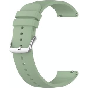 Voor Garmin Venu Sq 20mm Solid Color Silicone Strap (Ice Lake Green)