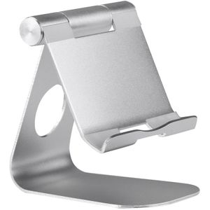 Exquise vouwen verstelbare Pivot aluminiumlegering Desktop houder staan DOCK wieg  voor iPhone  iPad  Samsung  HTC  Sony  iPad en andere Tablets(Silver)