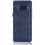 Voor Galaxy S8+ multifunctionele afneembare magnetische horizontale horizontale flip lederen behuizing met kaartsleuven &amp; houder &amp; portemonnee &amp; fotoframe(blauw)