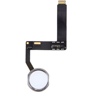 Home-knop assemblage Flex-kabel  geen ondersteuning voor vingerafdruk identificatie voor iPad Pro 9 7 inch (zilver)