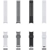 Voor Samsung Galaxy Watch4 40mm / 44mm siliconen band horlogeband (transparant zwart)