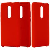 Effen kleur Liquid silicone dropproof beschermende case voor Xiaomi Redmi K20/K20 Pro/mi 9T/mi 9T Pro (rood)