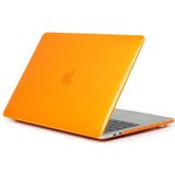 MacBook Pro 13.3 inch met Touchbar (A1708 - EU versie) 2 in 1 Kristal patroon beschermende Hardshell ENKAY Hat-Prince behuizing met ultra-dun TPU toetsenbord Cover (Oranje)