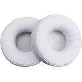 2 PCS Voor Jabra Move Revo Wireless Headphone Cushion Sponge Leather Cover Earmuffs Replacement Earpads(White)