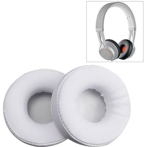 2 PCS Voor Jabra Move Revo Wireless Headphone Cushion Sponge Leather Cover Earmuffs Replacement Earpads(White)