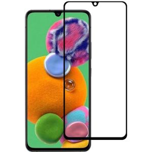 Voor Galaxy A91 9H Surface Hardness 2.5D Full Glue Full Screen Tempered Glass Film