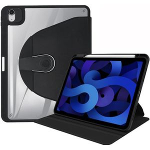 Voor iPad mini 5/4 acryl 360 graden rotatie houder tablet lederen tas