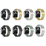 Kettinglus stalen horlogeband voor Apple Watch Series 7 41 mm / 6 &amp; SE &amp; 5 &amp; 4 40mm / 3 &amp; 2 &amp; 1 38 mm