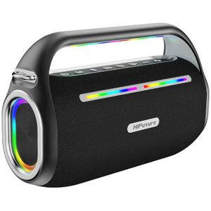 HiFuture Music Box 100 Bluetooth Speaker + 2 microphones (black)