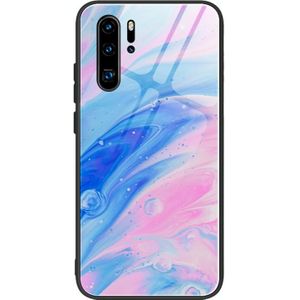 Voor Huawei P30 Pro Marble Pattern Glass Protective Case(DL05)
