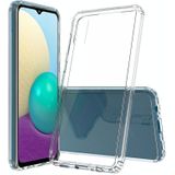 Voor Samsung Galaxy A02 Schokbestendige Krasvaste TPU + Acryl Beschermhoes (Transparant)