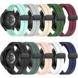 Voor Garmin Venu Sq 2 Muziek 20mm Effen Kleur Magnetische Sluiting Siliconen Horlogeband (Roze)