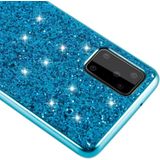 Voor Huawei P40 Pro Glitter Powder Shockproof TPU Beschermhoes (Zilver)