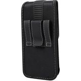 Magnetische oxford doek opknoping taille telefoon lederen tas voor 6.7-6.9 inch smartphones