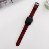 Crazy Horse Texture Matte vervangende horlogeband voor Apple Watch Series 7 45mm / 6 &amp; SE &amp; 5 &amp; 4 44mm / 3 &amp; 2 &amp; 1 42mm