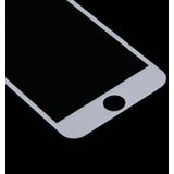 Voor de iPhone 7 Plus Silk afdrukken Screen Protector 0 26 mm 9H oppervlakte hardheid 2.5D explosieveilige getemperd glas scherm Film(White)