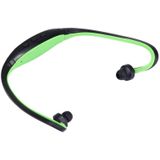 BS19C leven waterdichte Stereo draadloze sport Bluetooth In-ear Headphone Headset met Micro SD kaart sleuf &amp; handsfree  voor slimme telefoons &amp; iPad of andere Bluetooth Audio Devices(Green)