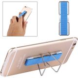 2 in 1 verstelbare universele Mini zelfklevende houder standaard + Slim vinger Grip  grootte: 7.3 x 2.2 x 0.3 cm  voor iPhone  Galaxy  Huawei  Xiaomi  LG  HTC en Tablets(Blue)