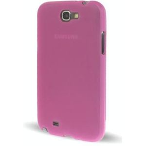 Samsung Galaxy Note II / N7100 doorschijnend TPU hoesje (hard roze)