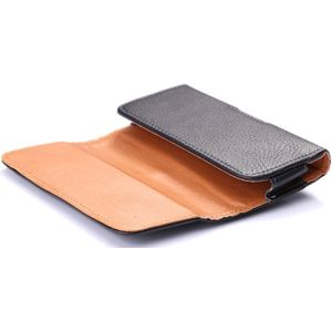 Litchi structuur universeel horizontaal Style Waist Bag voor iPhone 6 / Samsung Galaxy S4 / i9500