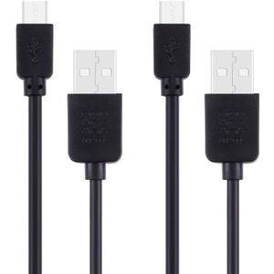 2 PC's HAWEEL 1m High Speed Micro-USB naar USB Data Sync laad Kabel Kits  Voor Samsung Galaxy  Huawei  Xiaomi  LG  HTC en andere Smart Phones