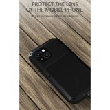 Love Mei Metal Shockproof Waterdicht Stofdicht Beschermende telefoon Case voor iPhone 13 Mini