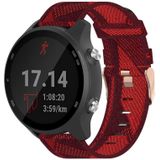 Voor Garmin Forerunner 645 20mm nylon geweven horlogeband