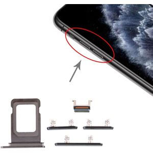 SIM-kaart lade + SIM-kaart lade + Zijkleutel voor iPhone 11 Pro Max/11 Pro (groen)