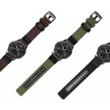 Voor Garmin Forerunner 645 muziek 20 mm canvas slijtvaste riem