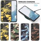 For Samsung Galaxy S23+ 5G Camouflage Leather Back Cover Phone Case(Brown)