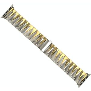 Aluminium legering Gear Matte Watch Band voor Apple Watch Series 7 41mm / 6 &amp; SE &amp; 5 &amp; 4 40mm / 3 &amp; 2 &amp; 1 38 mm