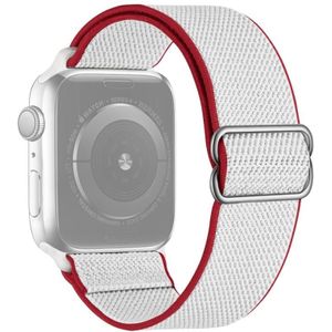 Hoge elastische nylon vervangende horlogeband voor Apple Watch Series 6 &amp; SE &amp; 5 &amp; 4 44MM / 3 &amp; 2 &amp; 1 42mm (Japan)