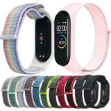 Voor Xiaomi Mi Band 7 nylon geweven horlogeband (blauwe zee)