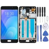 LCD-scherm en digitizer volledige montage met frame voor Meizu M6 notitie (zwart)