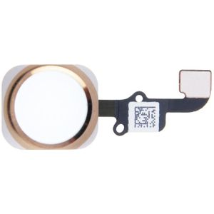 Home-knop Flex-kabel voor iPhone 6 &amp; 6 plus  geen ondersteuning voor vingerafdruk identificatie (goud)
