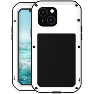 Love Mei Metal Shockproof Waterdicht Stofdicht Beschermende telefoon Case voor iPhone 13 Mini