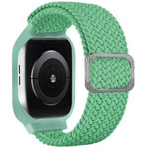 TPU Frame Gesp Braid Geïntegreerde Vervangende Horlogeband voor Apple Watch Series 6 &amp; SE &amp; 5 &amp; 4 44 MM / 3 &amp; 2 &amp; 1 42mm (Blue Sea)